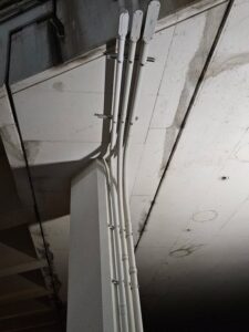 Conduit up a bridge 1